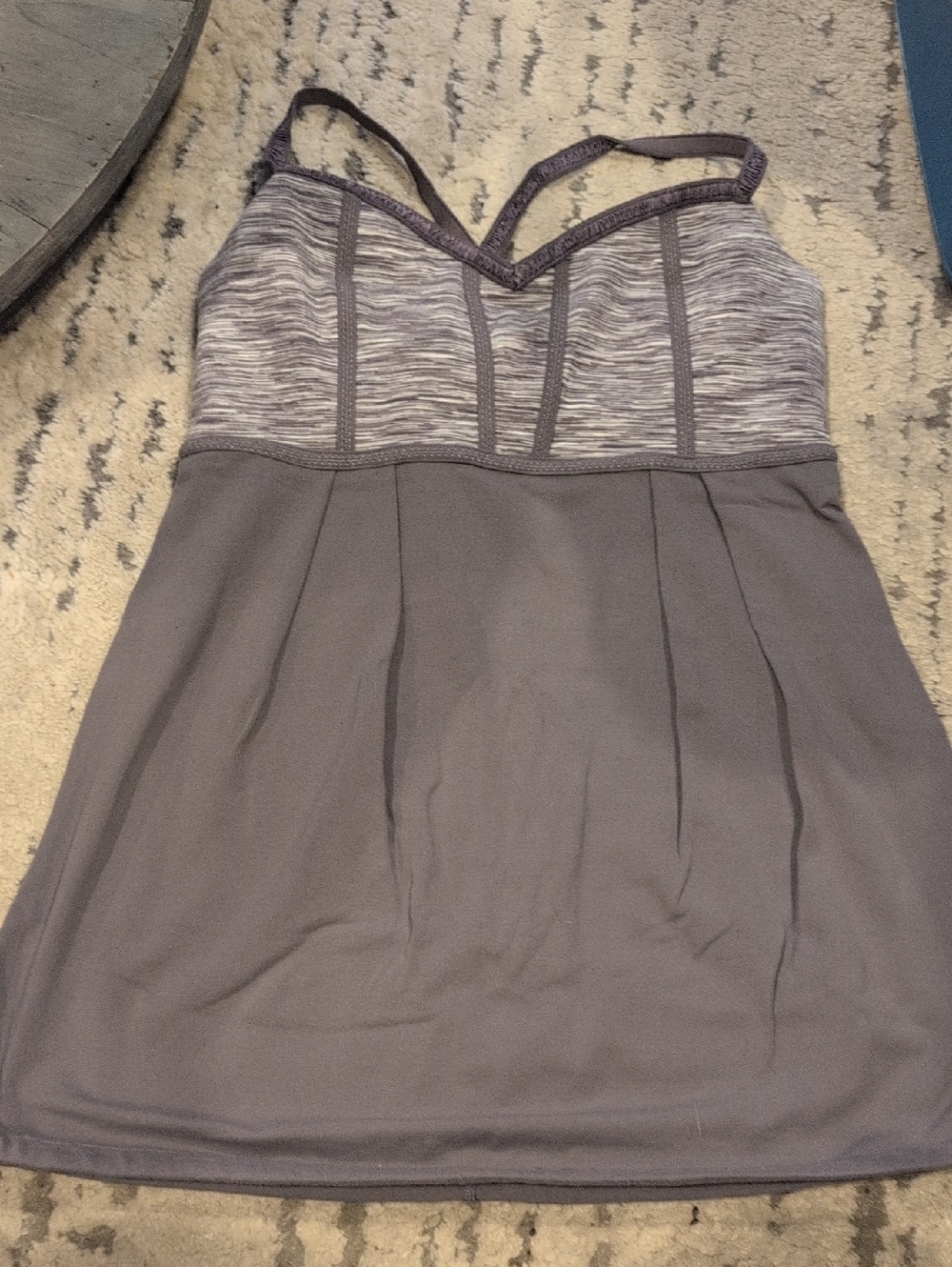 Lululemon Bulerias Gray / SpaceDye tank